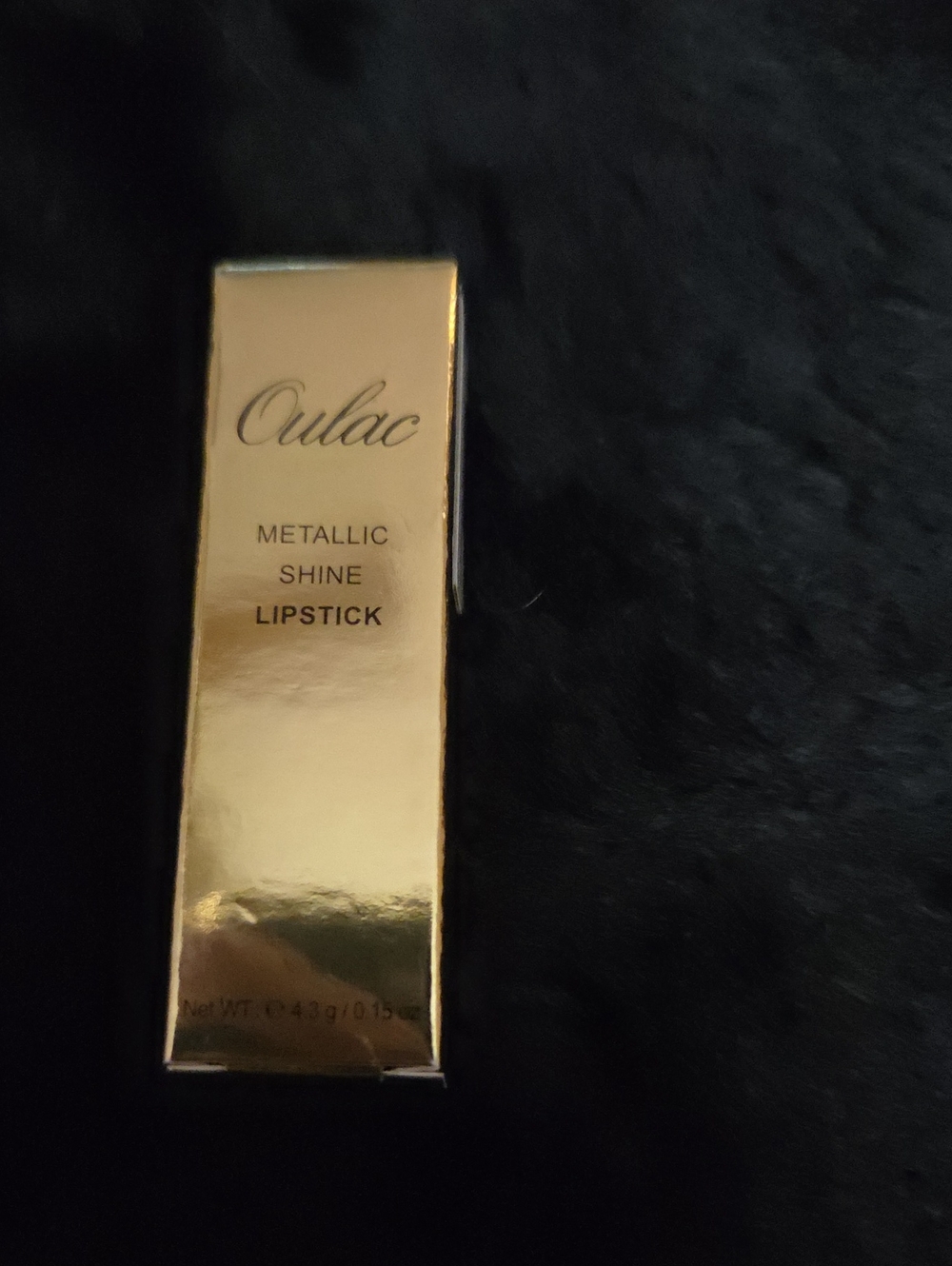 OULAC- Metallic Shine Lipstick - Gold Packaging -11 Hip & Hippie NWOT